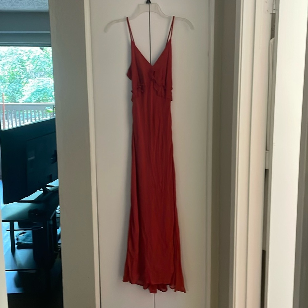 Anthropologie floor length dress